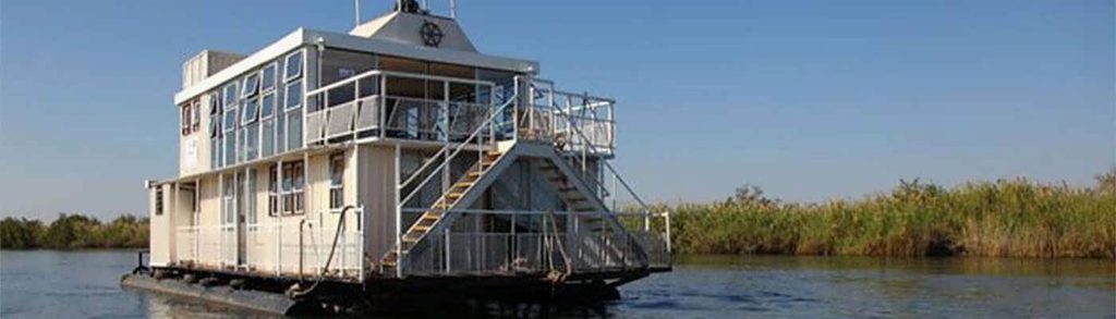 Okavango houseboats
