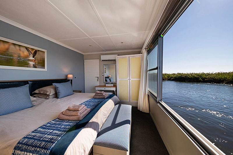 Cabin accommodation Chobe Princess