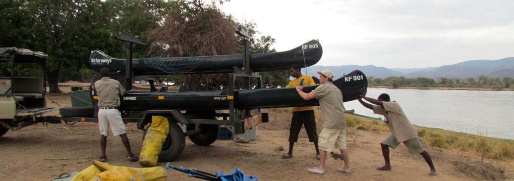 Mana Pools adventure canoeing